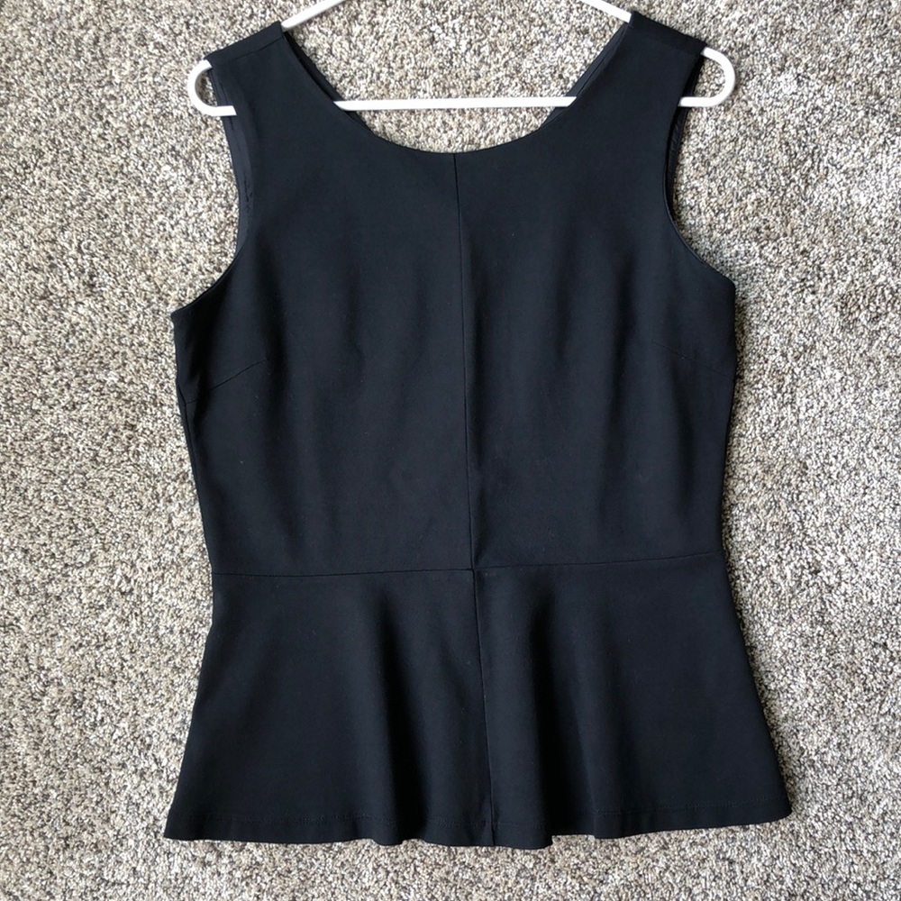 Banana Republic Black Peplum Top